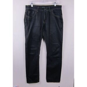 VTG Gucci Mens 5-Pocket Dark Washed Denim Jeans Black Italy Size 35x30